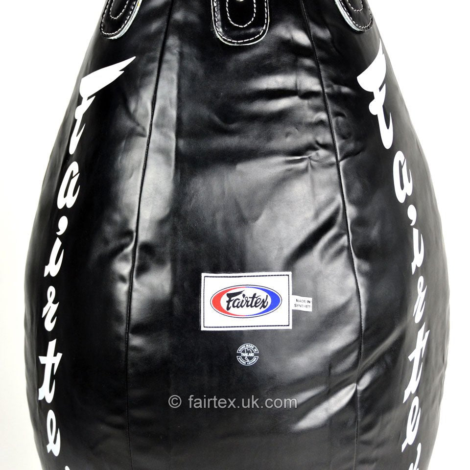 Fairtex HB15 Teardrop Bag (FILLED) Black - FightstorePro