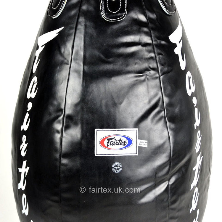 Fairtex HB15 Teardrop Bag (FILLED) Black - FightstorePro