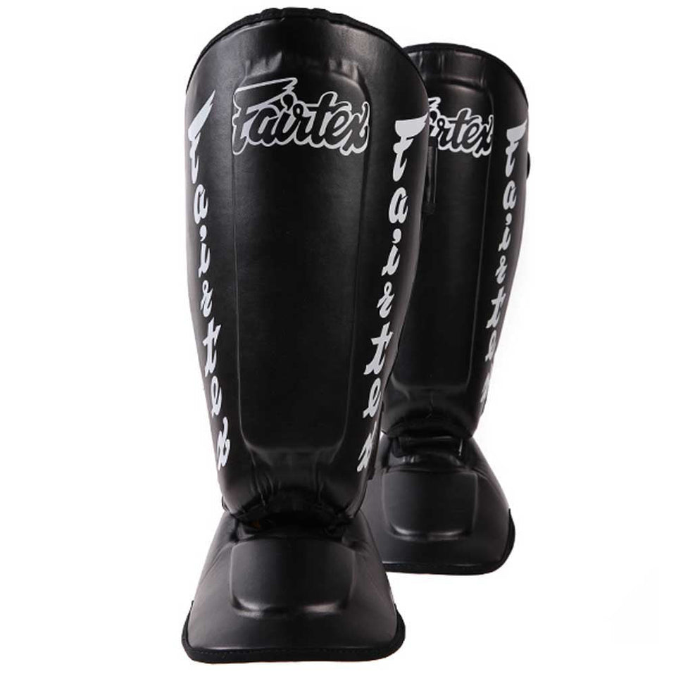 Fairtex Twister Detachable Shin Guards Black - FightstorePro