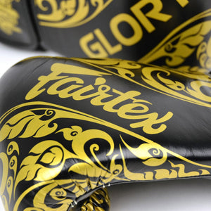 Fairtex X Glory Velcro Boxing Gloves LTD EDITION - Black - FightstorePro