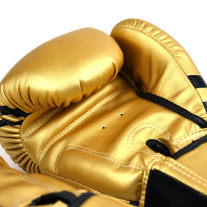 FBGVS3-TW6 Twins Gold Synthetic Boxing Gloves - FightstorePro