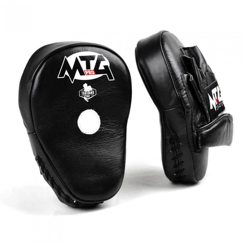 FM1 MTG Pro Black Curved Focus Mitts - FightstorePro