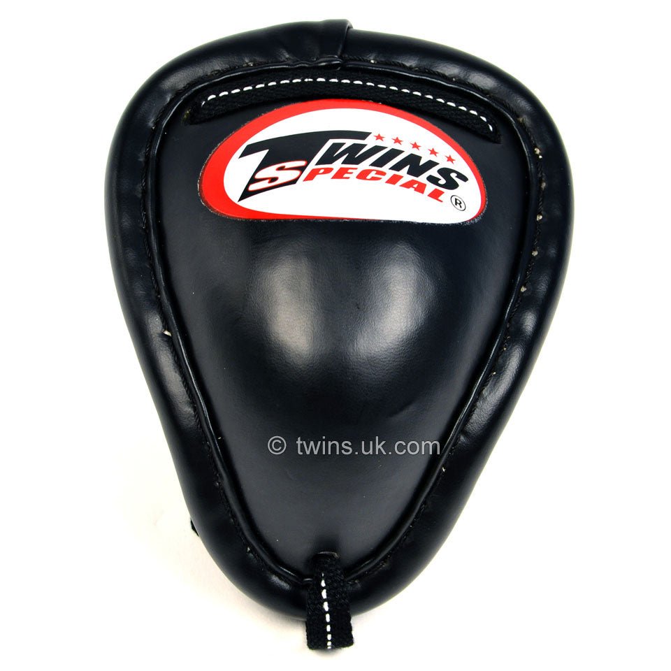 GPS1 Twins Black Thai Metal Groin Guard - FightstorePro