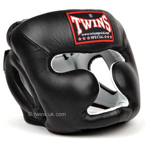 HGL3 Twins Black Sparring Headguard - FightstorePro