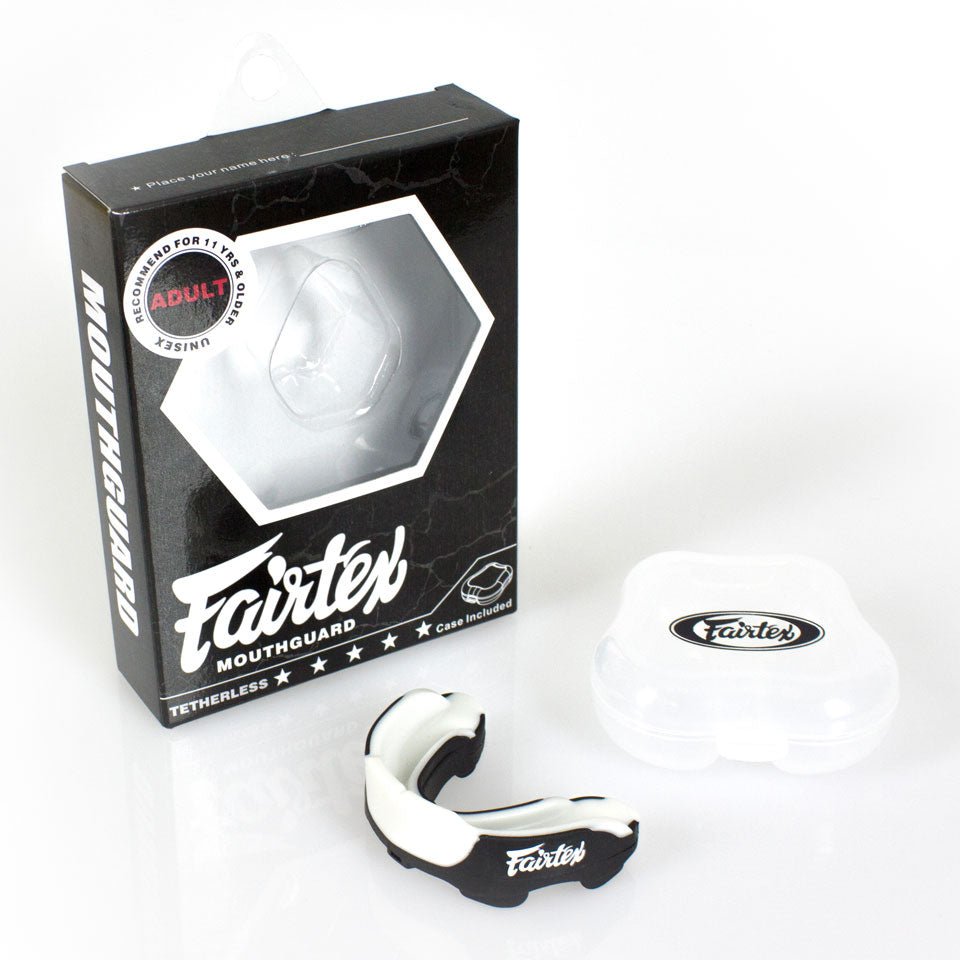 MG3 Fairtex Gel Mouthguard Black - FightstorePro