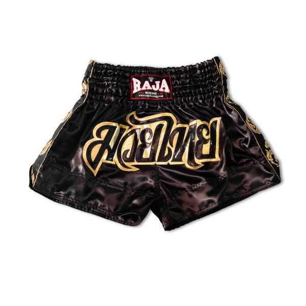 Raja Classic Muay Thai Shorts - Black - FightstorePro