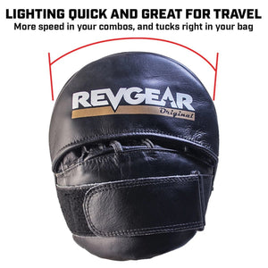 Revgear Air Mitt Pro MINI - Black/Gold - FightstorePro