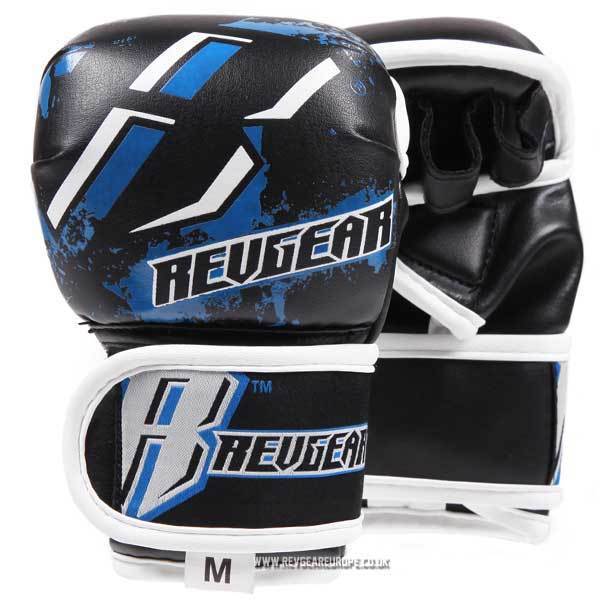 Revgear Kids Deluxe MMA Gloves - Blue - FightstorePro