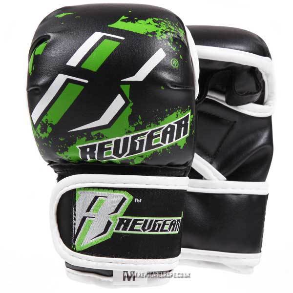 Revgear Kids Deluxe MMA Gloves - Green - FightstorePro