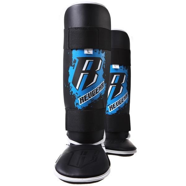 Revgear Kids Deluxe Shin Guards - Blue - FightstorePro