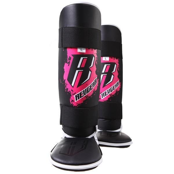 Revgear Kids Deluxe Shin Guards - Pink - FightstorePro