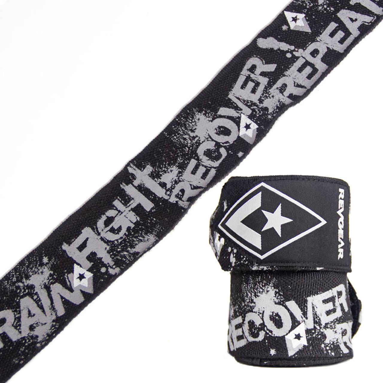 REVGEAR PRO SERIES ELASTIC HAND WRAPS | TRAIN FIGHT RECOVER REPEAT | 2"X 180" - FightstorePro
