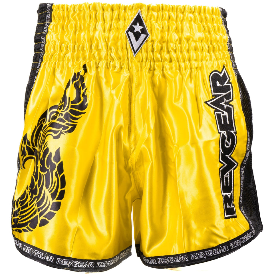 Revgear Valhalla Gold Thai Shorts - FightstorePro