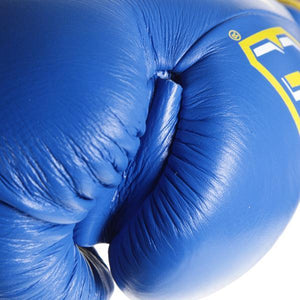 S3 Sparring Boxing Glove - Blue Yellow - Fightstore Pro