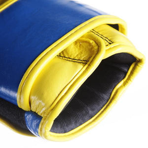 S3 Sparring Boxing Glove - Blue Yellow - Fightstore Pro