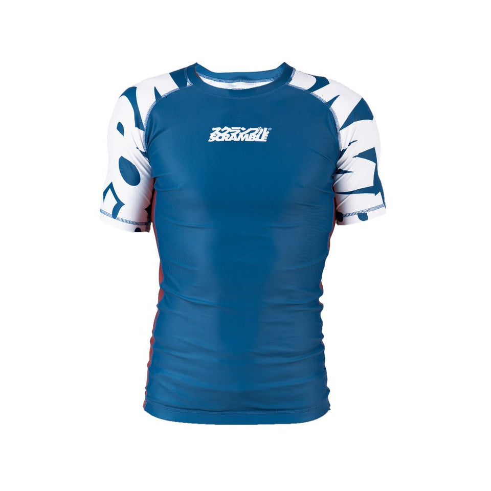 Scramble Baka Rashguard - Blue - FightstorePro