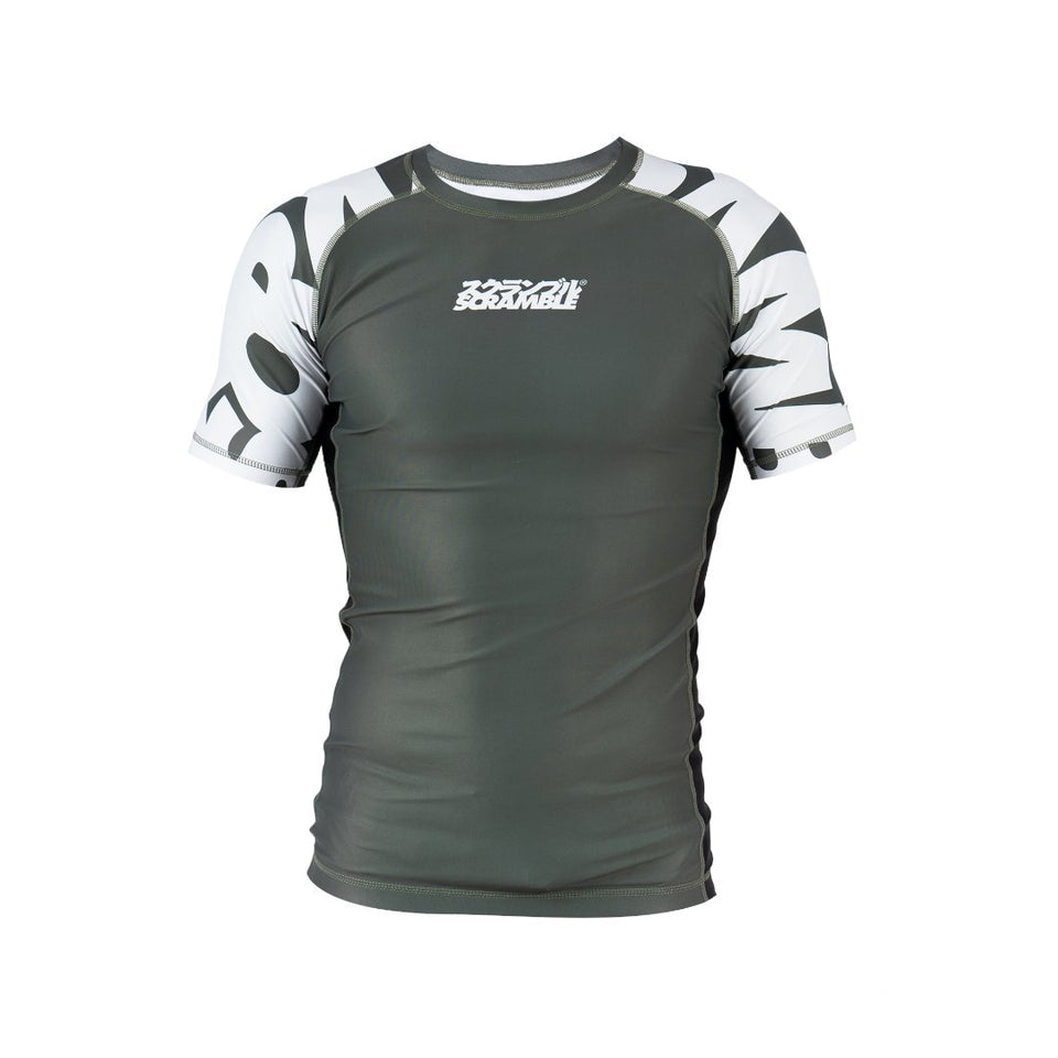 Scramble Baka Rashguard - Khaki - FightstorePro