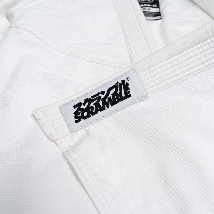 Scramble Base-K Female Gi White - FightstorePro