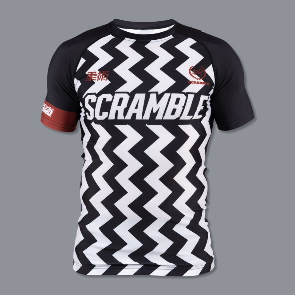 Scramble Ranked Rashguard V5 - Black - FightstorePro