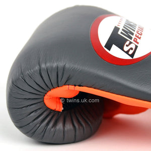 TBGLA1F Twins Air Flow Bag Gloves Grey-Orange - FightstorePro