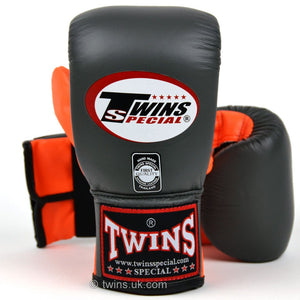 TBGLA1F Twins Air Flow Bag Gloves Grey-Orange - FightstorePro