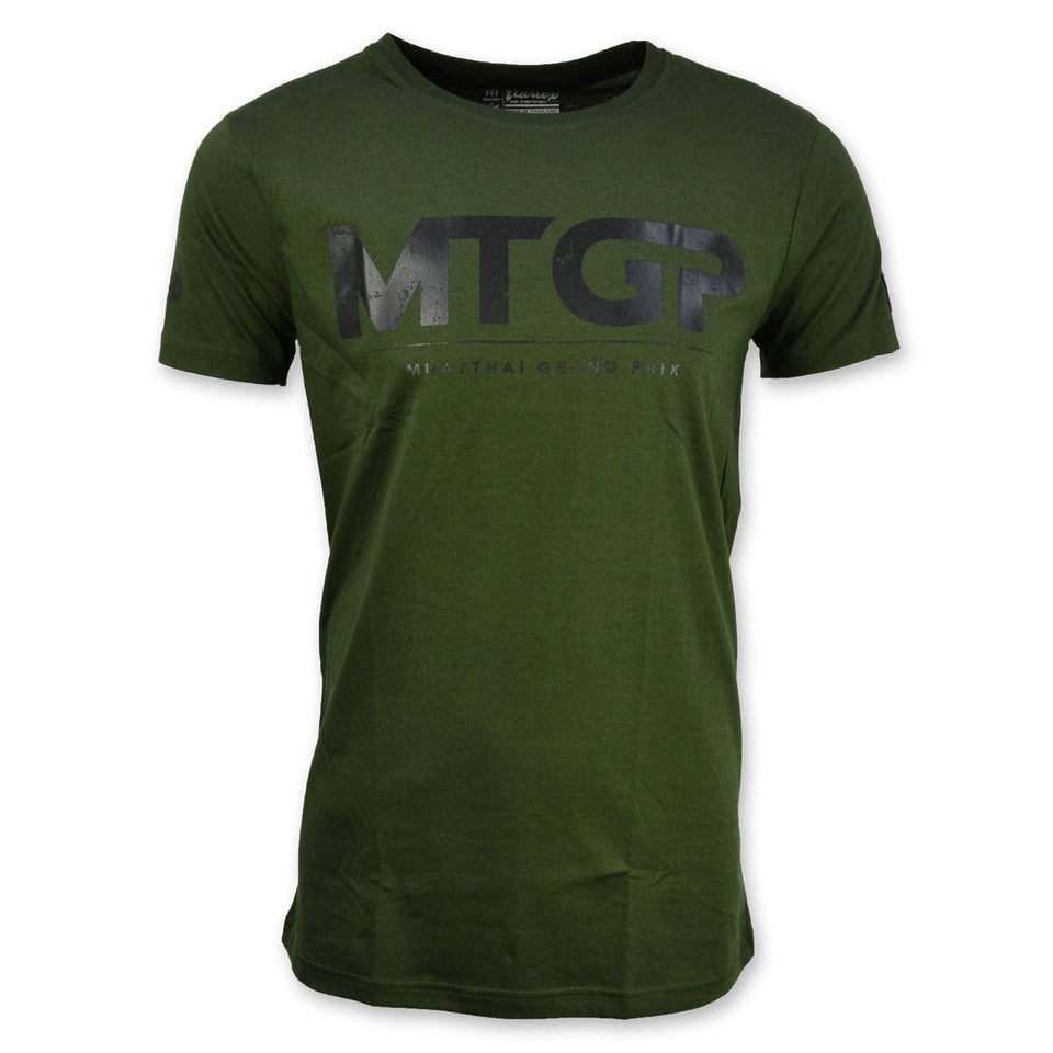 TS Fairtex X MTGP Olive-Black Official T-Shirt - FightstorePro