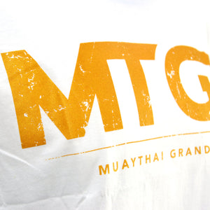 TS Fairtex X MTGP White-Gold Official T-Shirt - FightstorePro