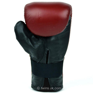 Twins Air-Flow Bag Mitts - Burgundy - FightstorePro