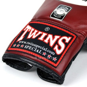 Twins Air-Flow Bag Mitts - Burgundy - FightstorePro