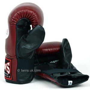 Twins Air-Flow Bag Mitts - Burgundy - FightstorePro