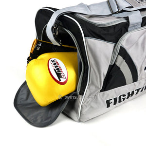 Twins BAG2 Gym Bag - Grey - FightstorePro