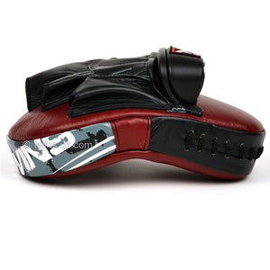 Twins PML-10 Deluxe Curved Focus Mitts Burgundy - FightstorePro