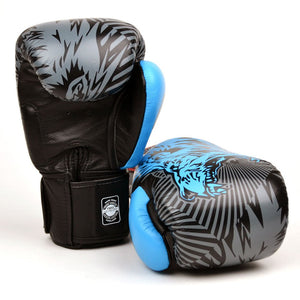 Twins Special Boxing Gloves - Sky Blue Wolf - FightstorePro