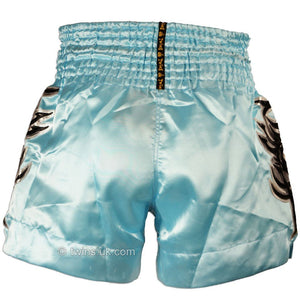 Twins TWS-867 Sky Blue Muay Thai Shorts - FightstorePro