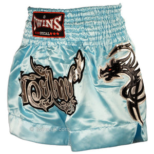 Twins TWS-867 Sky Blue Muay Thai Shorts - FightstorePro